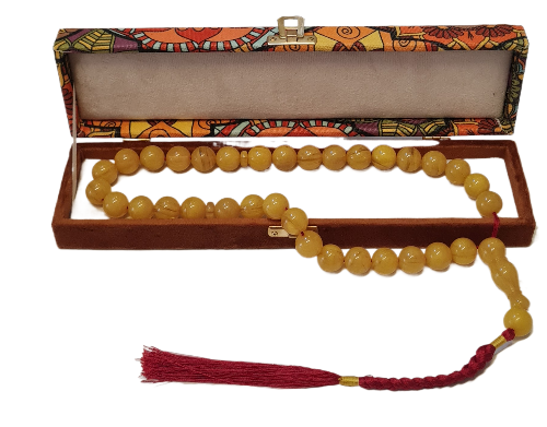 El Yapımı Büyük Boy Katalin Tespih 101 Gr 15,5×15,5 mm 54 Cm