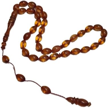 Antique German Dice Prayer Beads, 7x11, 34cm Length, 15gr Weight, Collectible Handmade German Dice Handmade Masterwork Prayer Beads