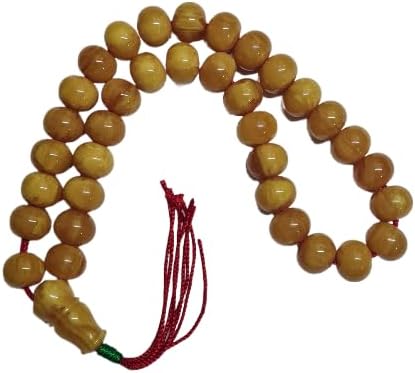 164 Gr 20X16 mm Habbe Ölçülerde 50 cm Uzunluğunda Eski Döküm Bowling Topundan Çubuk Katalin Malzeme Kuru Torna El Yapımı Usta İşi Kolleksiyonluk Büyük Boy Özel Tespih (HARDAL)