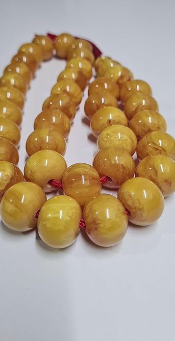 164 Gr 20X16 mm Habbe Ölçülerde 50 cm Uzunluğunda Eski Döküm Bowling Topundan Çubuk Katalin Malzeme Kuru Torna El Yapımı Usta İşi Kolleksiyonluk Büyük Boy Özel Tespih (HARDAL)