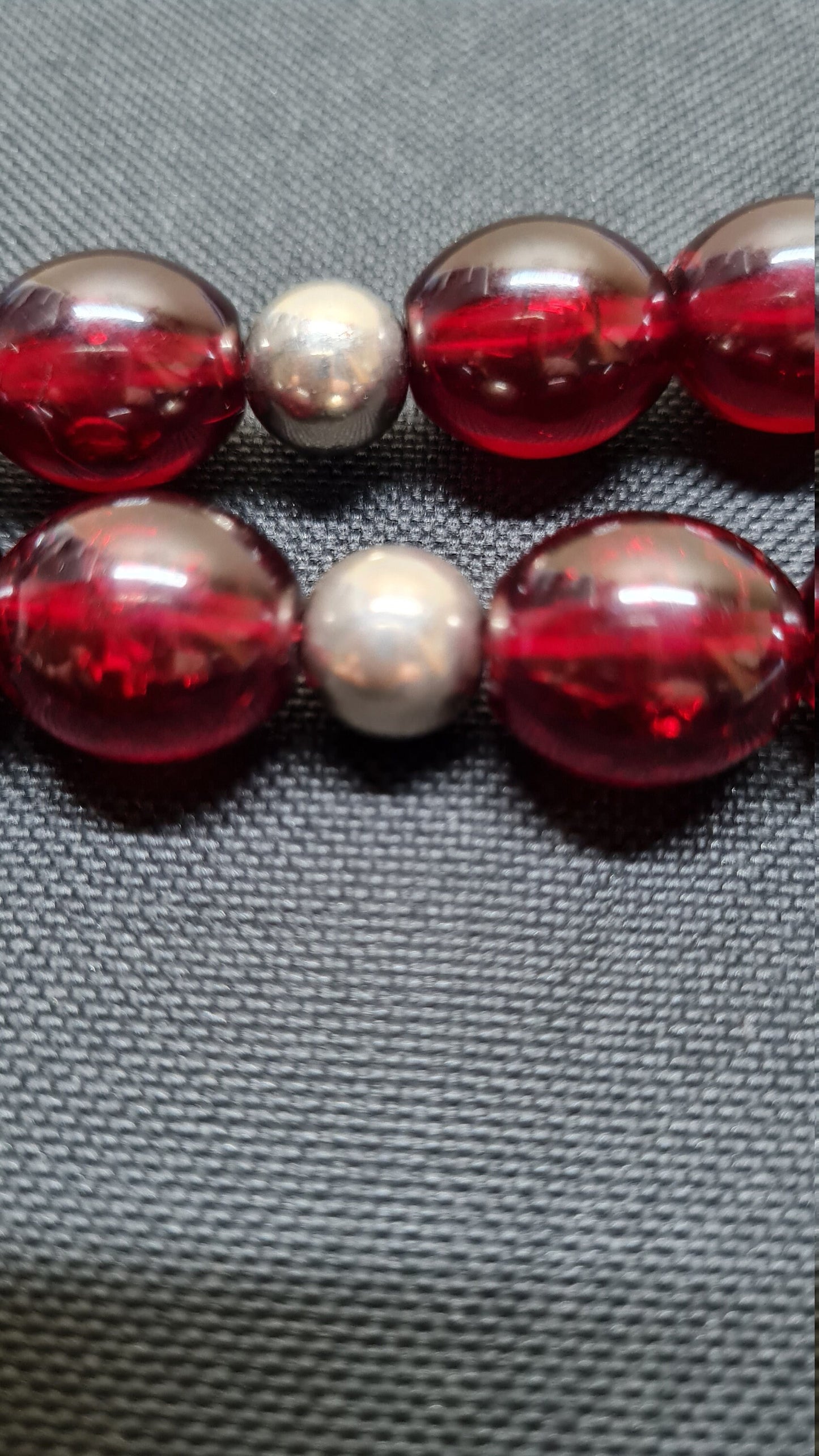 14 X 16 mm, 42 Gr, 25 Cm, EskiDöküm Malzemeden Objeden Yapılma, Usta İşi,El Yapımı Kuru Torna Gümüş Püsküllü Kolleksiyonluk 17 Habbe Tespih