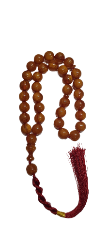 16x15 mm Habbe size, 87 g weight, 47 cm length, old material Syrian casting, dry lathe master work, handmade collectible rosary