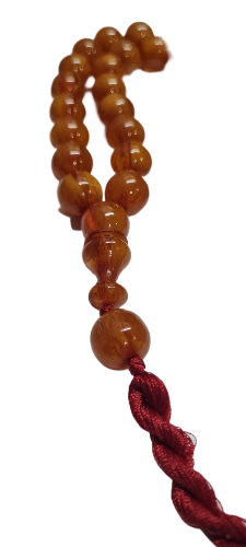 16x15 mm Habbe ölçülerinde 87 Gr Ağırlık 47 Cm Uzunluğunda Eski Malzeme Suriye Dökümü Kuru Torna Usta İşi El Yapımı Kolleksiyonluk Tespih