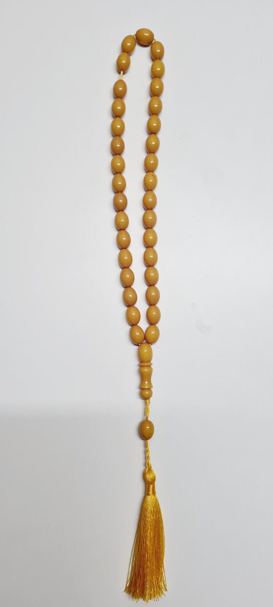 9 X 12 mm, 27 Gr, 35 Cm Old Casting, New Shaved Material Collectible Katalin Prayer Beads