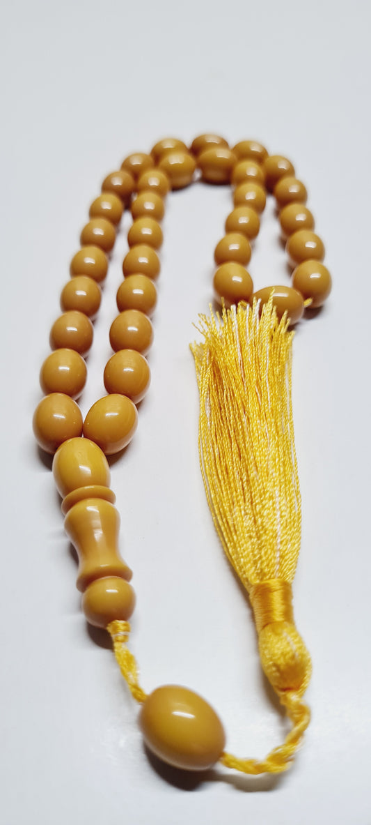 9 X 12 mm, 27 Gr, 35 Cm Old Casting, New Shaved Material Collectible Katalin Prayer Beads