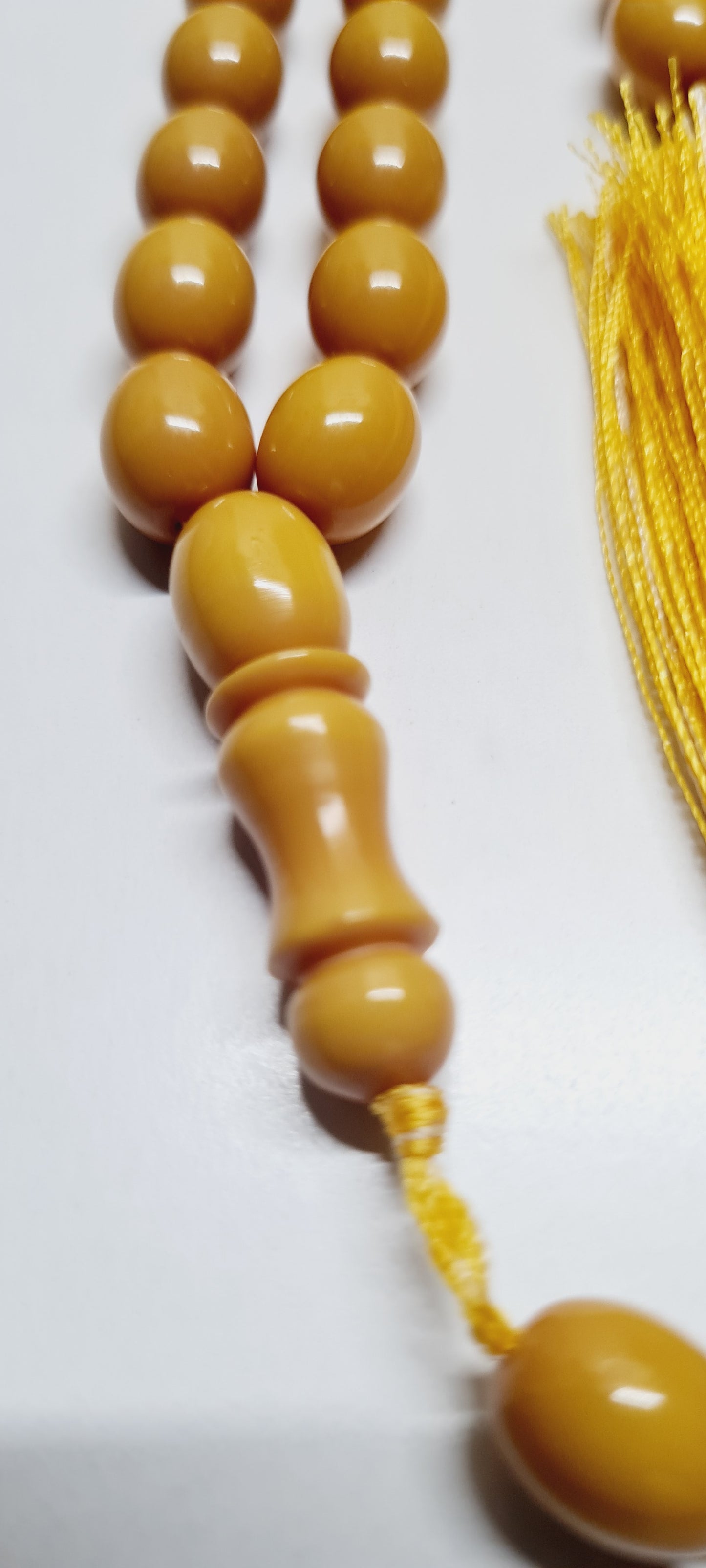 9 X 12 mm, 27 Gr, 35 Cm Eski Döküm, Yeni Traşlı Malzeme kolleksiyonluk Katalin Tespih
