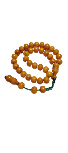 11 X 9 mm, 32 Gr, 28 Cm, Collectible Master-made Old Casting Catalin Material Rosary