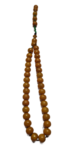 Collectible Dry Lathe Handmade Masterwork 11X9 MM Sequential System Handmade Rosary Made from Old Rod Casting Material