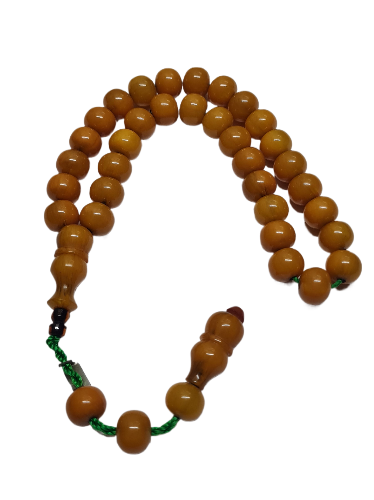 Collectible Dry Lathe Handmade Masterwork 11X9 MM Sequential System Handmade Rosary Made from Old Rod Casting Material