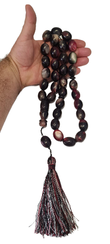 DEV BOY ÖZEL YAPIM, 244 Gram, 19X25 mm, 68 Santim, Döküm Fenol Çubuk Malzeme El Yapımı Master Usta İşi Kolleksiyonluk Özel Kadife Kutusunda Sanat Eseri Tespih