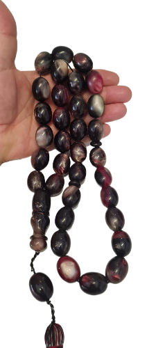 DEV BOY ÖZEL YAPIM, 244 Gram, 19X25 mm, 68 Santim, Döküm Fenol Çubuk Malzeme El Yapımı Master Usta İşi Kolleksiyonluk Özel Kadife Kutusunda Sanat Eseri Tespih