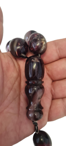 DEV BOY ÖZEL YAPIM, 244 Gram, 19X25 mm, 68 Santim, Döküm Fenol Çubuk Malzeme El Yapımı Master Usta İşi Kolleksiyonluk Özel Kadife Kutusunda Sanat Eseri Tespih