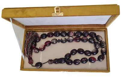 DEV BOY ÖZEL YAPIM, 244 Gram, 19X25 mm, 68 Santim, Döküm Fenol Çubuk Malzeme El Yapımı Master Usta İşi Kolleksiyonluk Özel Kadife Kutusunda Sanat Eseri Tespih