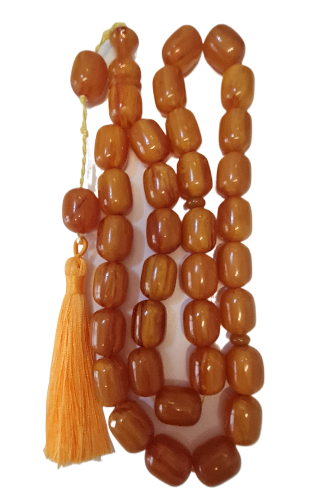 DEV BOY, Özel Kadife Kutulu Tespih, 126 Gram, 15x19 mm, 57 Santim Eski Döküm Katalin Çubuk Malzemeden Usta İşi El Yapımı, Kuru Torna İşcilik, Katalin Tespih, Mükemmel İşcilik, Kolleksiyonluk Tespih
