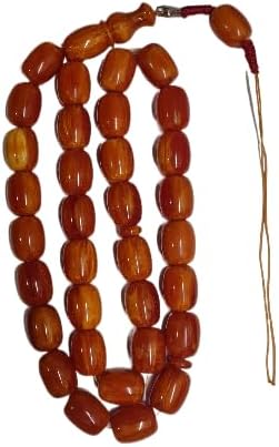 151 gr 16x21 mm Habbe Dimensions 60 cm Long Old Cast Bowling Ball Rod Katalin Material Dry Lathe Handmade Masterwork Large Size Special Collectible Prayer Beads