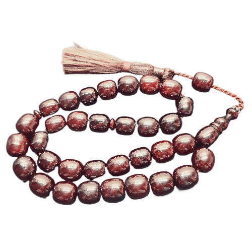 14 X 13 mm, 75 Gr, 40 Cm, Made of Shaved Old Casting Material, Masterwork Dry Lathe Large Katalin Rosary