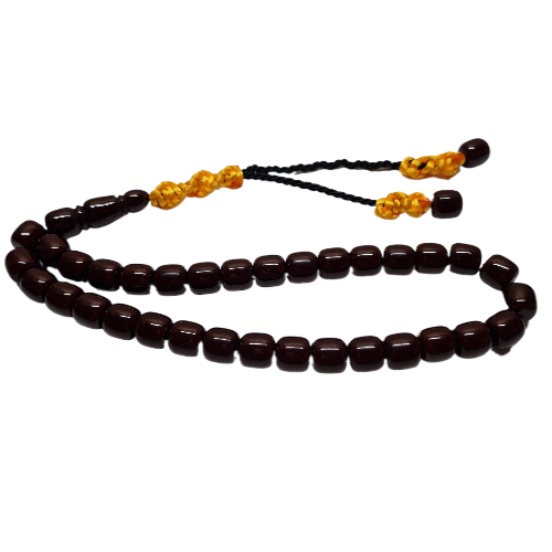 13 X 13 mm, 68 Gr, 37 Cm Knitted Tasseled Old Object Material Craftsman Dry Lathe Collectible Katalin Prayer Beads